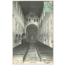 carte postale ancienne 52 VIGNORY. Intérieur de de l'Eglise 1905