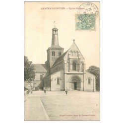carte postale ancienne 53 CHATEAU-GONTIER. Eglise Saint-Gean ou Jean 1915