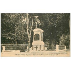 carte postale ancienne 53 CHATEAU-GONTIER. Monument aux Morts pour la France