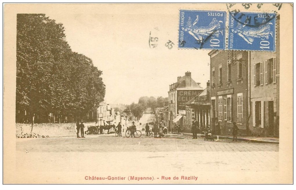 53 CHATEAU-GONTIER. Rue de Razilly 1935
