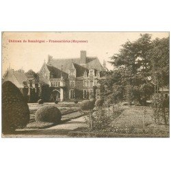 carte postale ancienne 53 FROMENTIERES. Château de Beaubigné 1943