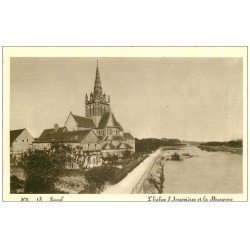 carte postale ancienne 53 LAVAL. Eglise d'Avesnières