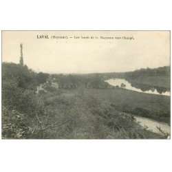 carte postale ancienne 53 LAVAL. Mayenne vers Changé 1919