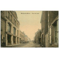 53 MESLAY-DU-MAINE. Rue de Laval. Belle carte toilée impeccable