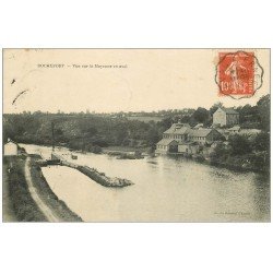 carte postale ancienne 53 ROCHEFORT. La Mayenne et Ecluse 1911