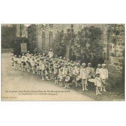 carte postale ancienne 53 SAINT-FRAIMBAULT-DE-PRIERES. Fanfare Petits Orphelins de Saint-Georges-de-Lisle