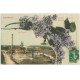 carte postale ancienne 54 AUBOUE. Mines et Fleurs 1911