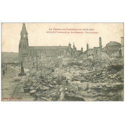 carte postale ancienne 54 BACCARAT. Guerre 1914-15 bombardé