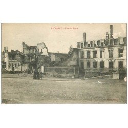 carte postale ancienne 54 BACCARAT. Rue des Ponts 1916