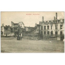 carte postale ancienne 54 BACCARAT. Rue des Ponts 1916