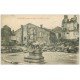 carte postale ancienne 54 BACCARAT. Rue des Ponts Fontaine du Lion 1916