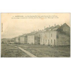 carte postale ancienne 54 BADONVILLER ou BADONVILLERS. Cités Ouvrières 1917