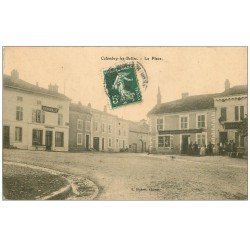 54 COLOMBEY-LES-BELLES. La Place 1909 Pharmacie et Epicerie et Café