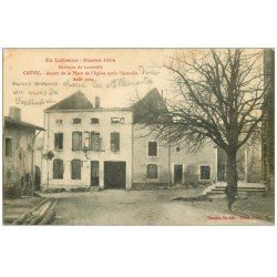 54 CREVIC. L'Eglise après l'incendie 1915