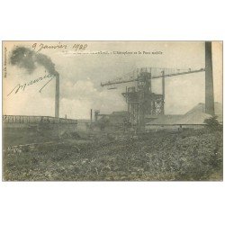 54 DOMBASLE-SUR-MEURTHE. L'Aéroplane et le Pont Mobile 1908