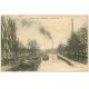 carte postale ancienne 54 DOMBASLE-SUR-MEURTHE. Péniches sur Port du Canal avec Douaniers