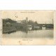 carte postale ancienne 54 DOMMARTIN. Le Pont 1905