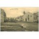 carte postale ancienne 54 DROUVILLE. Rue de l'Eglise avec Tacot