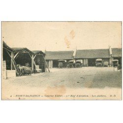 carte postale ancienne 54 ESSEY-LES-NANCY. Caserne Kléber Ateliers du 21° Régiment Aviation