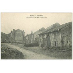 carte postale ancienne 54 FENNEVILLER 1915 après le bombardement