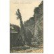 carte postale ancienne 12 BOZOULS. Cascade du Gourd d'Enfer 1915