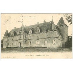 carte postale ancienne 54 FLEVILLE. Le Château 1906