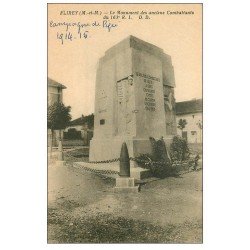 carte postale ancienne 54 FLIREY. Monument Anciens Combattants