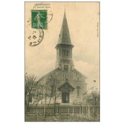 carte postale ancienne 54 GENIBOIS-JOEUF. Eglise 1912