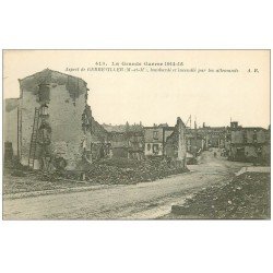 carte postale ancienne 54 GERBEVILLER. Bombardé et incendié