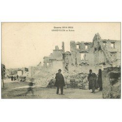 carte postale ancienne 54 GERBEVILLER. En Ruines 1916