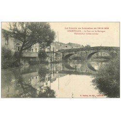 carte postale ancienne 54 GERBEVILLER. Pont sur la Mortagne