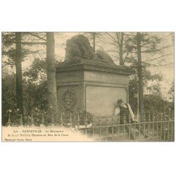54 HABONVILLE. Monument 25° Division Hessoise Bois Cusse avec garçonnet