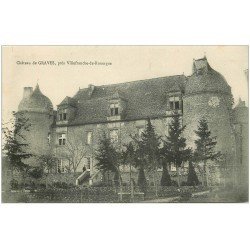 carte postale ancienne 12 Château de GRAVES
