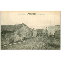 carte postale ancienne 54 HERIMENIL bombardé Guerre 1914-15