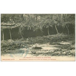 carte postale ancienne 54 HERIMENIL. Retranchements allemands Bois du Fréhaut. Tampon militaire recto