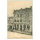 carte postale ancienne 54 HOMECOURT. Grand Hôtel du Balcon 1908 et Coiffeur. Destination Luxembourg