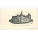 12 Château de LOC-DIEU. Carte pionnière vers 1900 vierge