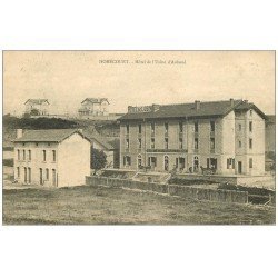 carte postale ancienne 54 HOMECOURT. Hôtel et Usine d'Auboué 1906