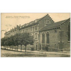 carte postale ancienne 54 HOMECOURT. Hôtellerie pour Ouvriers 1925. Destinataire Lamoureux