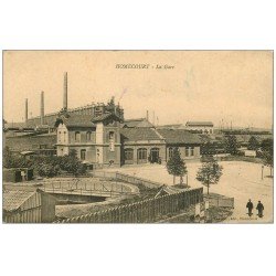 carte postale ancienne 54 HOMECOURT. La Gare