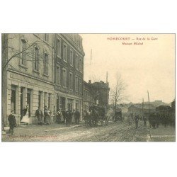 54 HOMECOURT. Maison Michel Rue de la Gare 1910