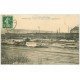 carte postale ancienne 54 HOMECOURT. Parc à poutrelles Aciéries Marine 1913