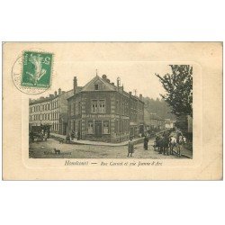 54 HOMECOURT. Rue Carnot et Jeanne d'Arc 1914 Café de l'Industrie