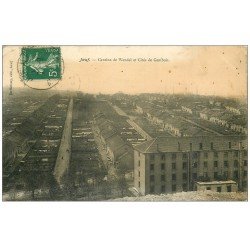 carte postale ancienne 54 JOEUF. Cantines de Wendel et Cités de Gembois vers 1909