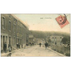 54 JOEUF. Grande Rue 1906 Café de la Poste et Barthélémy meubles