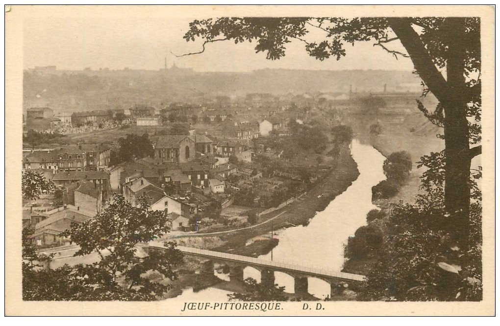 carte postale ancienne 54 JOEUF. Pittoresque