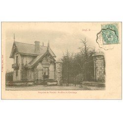 carte postale ancienne 54 JOEUF. Propriété de Wendel 1903 Pavillon du Concierge