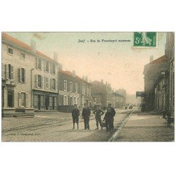 54 JOEUF. Rue de Franchepré montante Timbre Taxe 1908. Magasin Photographie