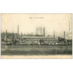 carte postale ancienne 54 JOEUF. Usines de Wendel 1917