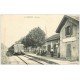 54 LA BOUZOULE. La Gare avec Train